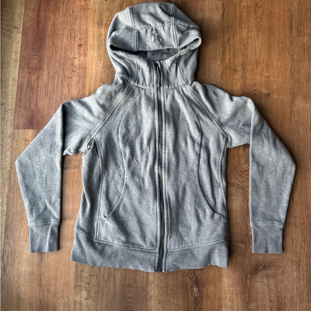 Lululemon Athletica Scuba Full Zip Gray Hoodie